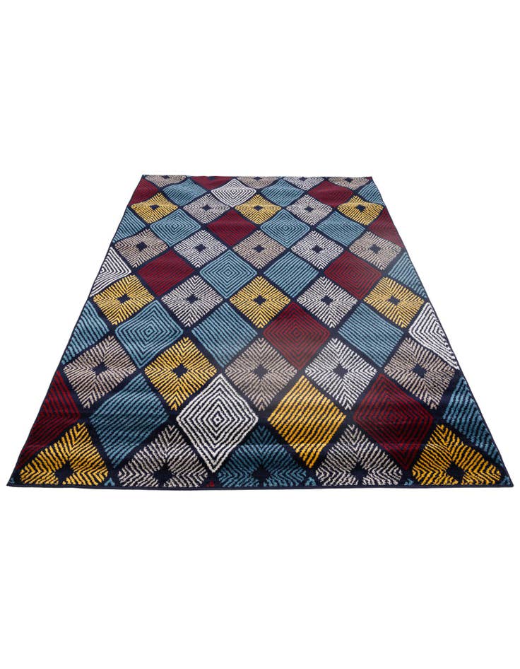 Detail image of  5' 2 x 7' 6 Eco Trellis Rug