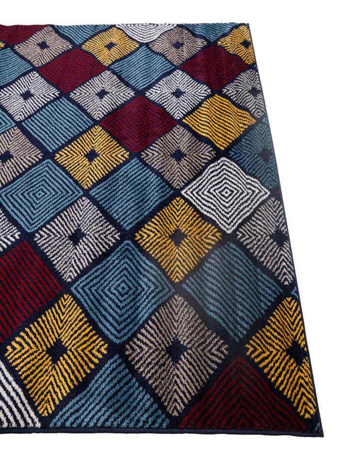 Detail image of  5' 2 x 7' 6 Eco Trellis Rug