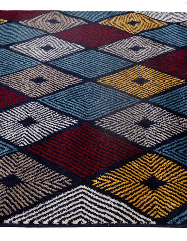 Detail image of  5' 2 x 7' 6 Eco Trellis Rug