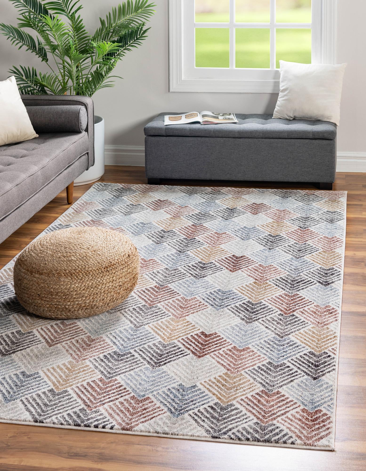 7' 10 x 10' Eco Trellis Rug