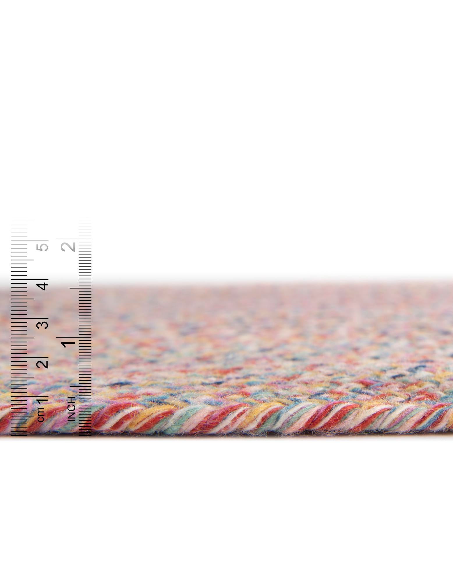 Multicolor 7' 10 x 10' Hand Woven Eco Verse Indoor Washable Indoor ...