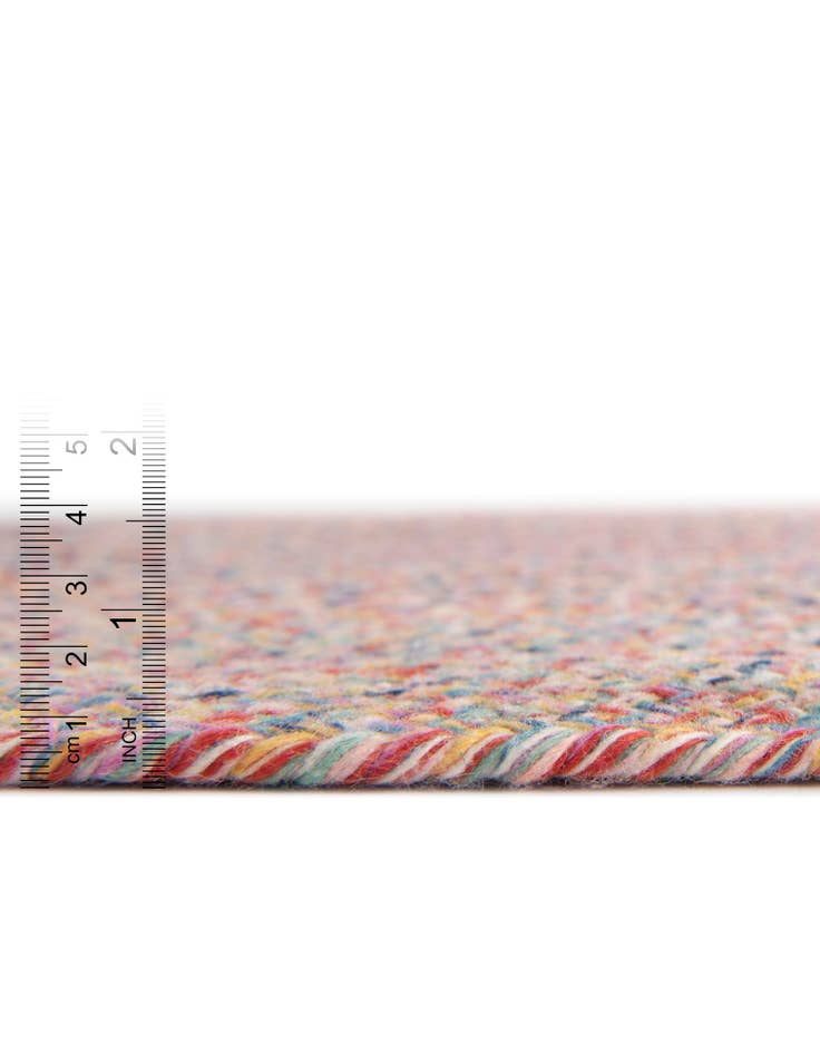 Detail image of  4' 1 x 6' 1  Hand Woven Eco Verse   Washable Indoor / Outdoor Rug