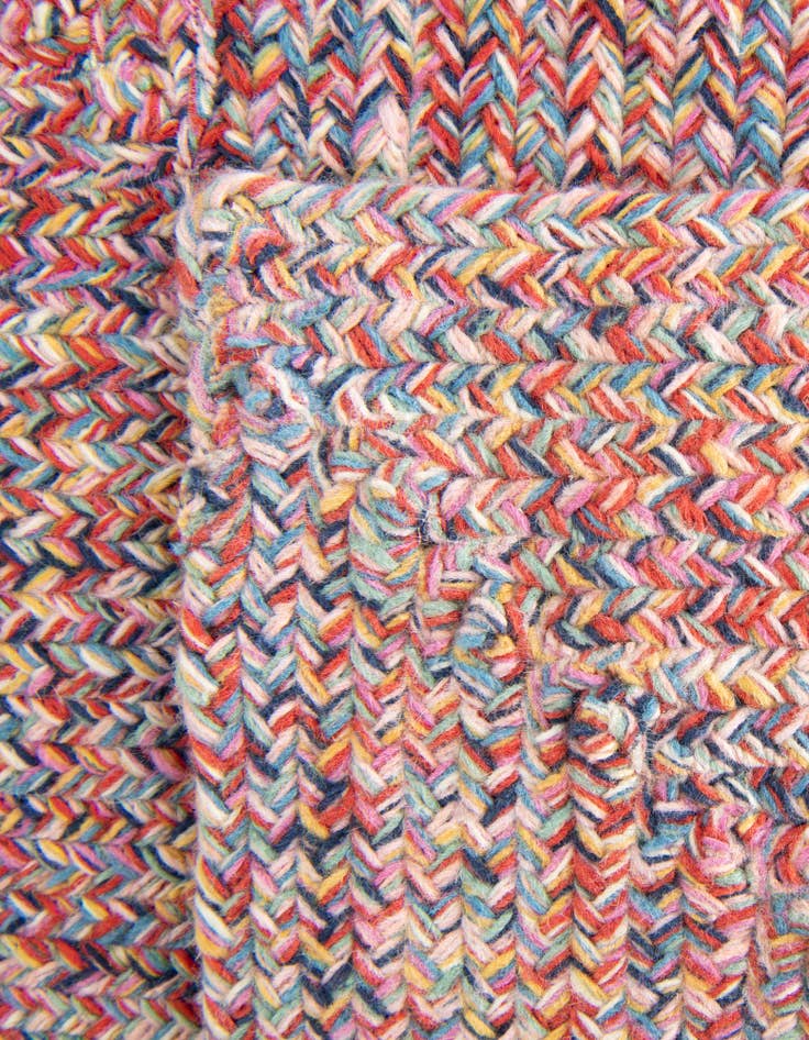 Detail image of  4' 1 x 6' 1  Hand Woven Eco Verse   Washable Indoor / Outdoor Rug