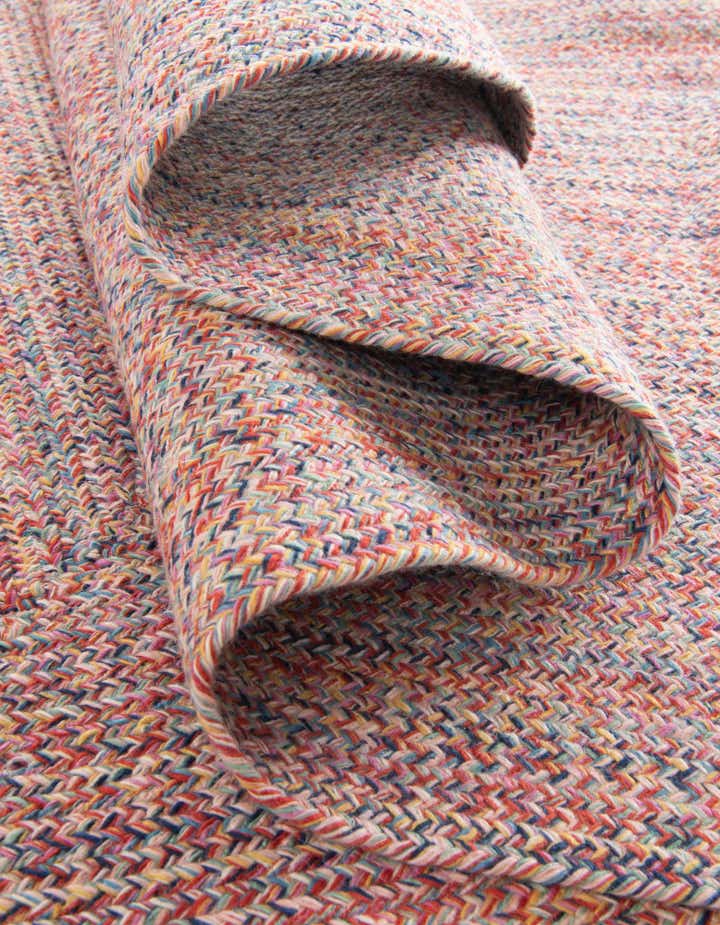 Multicolor 7' 10 x 10' Hand Woven Eco Verse Indoor Washable Indoor ...