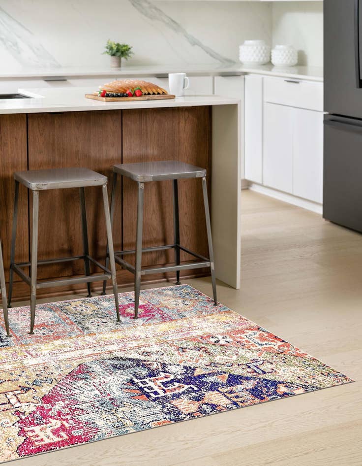 Detail image of  4' x 6'  Washable El Paso Rug