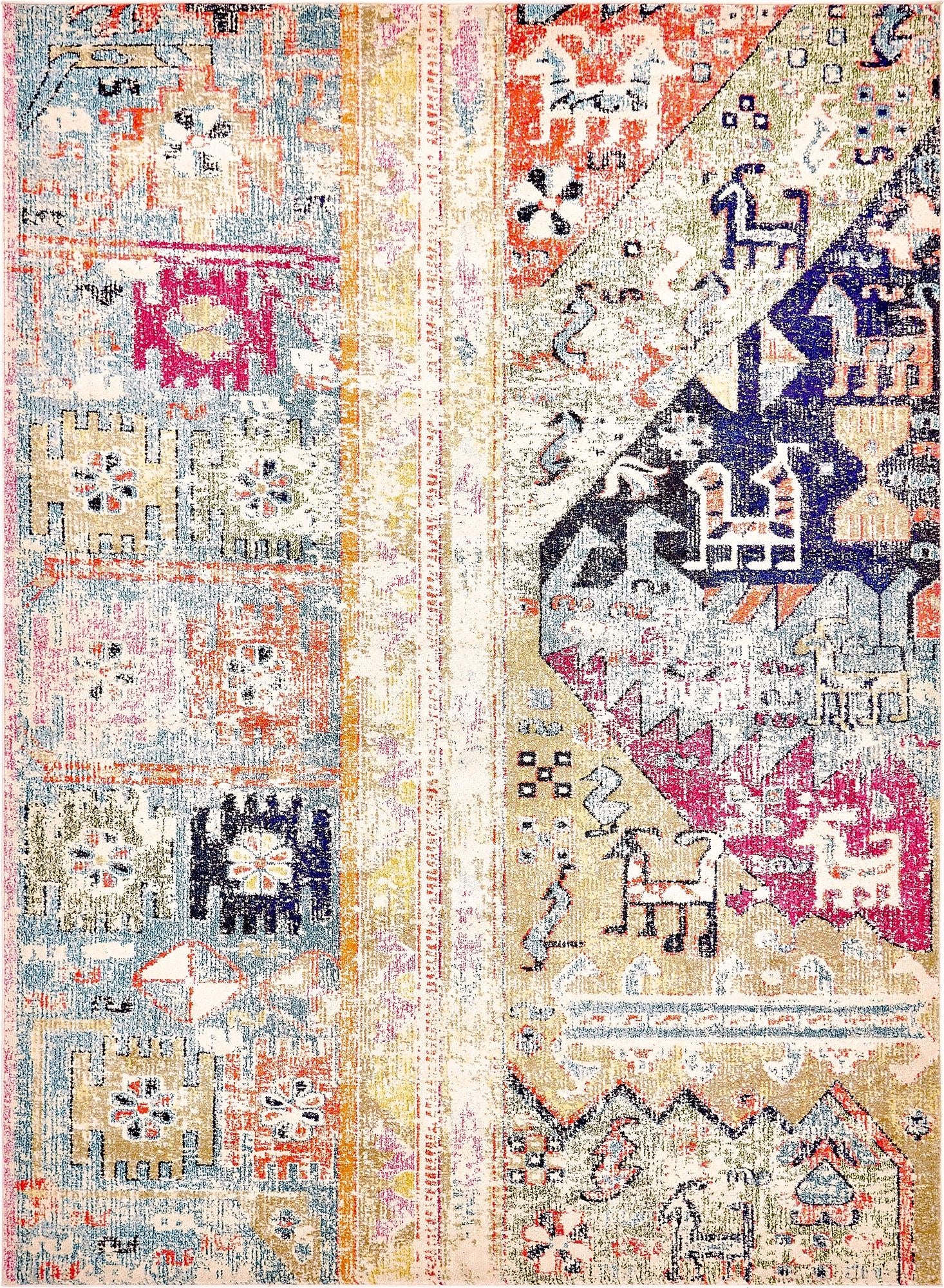  9' x 12' 2  Washable El Paso Rug