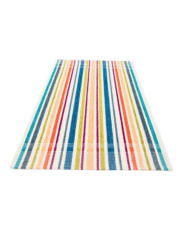 Detail image of  1' 10 x 2' 10 Flatweave Cotton Dhurrie Rug