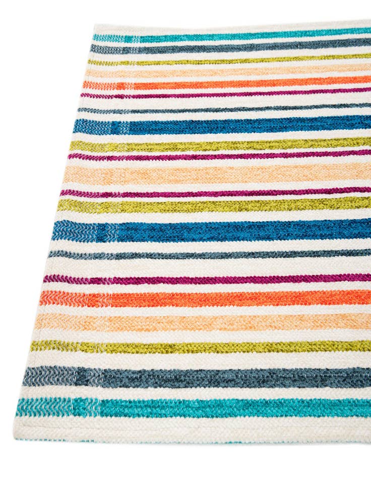 Detail image of  1' 10 x 2' 10 Flatweave Cotton Dhurrie Rug