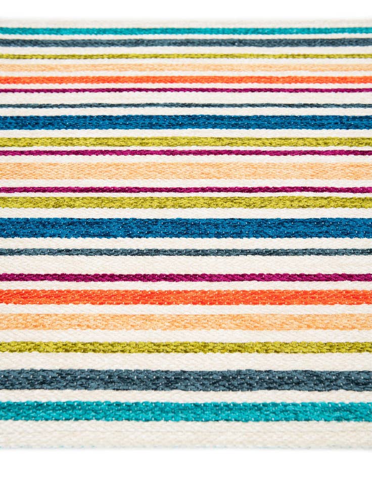 Detail image of  1' 10 x 2' 10 Flatweave Cotton Dhurrie Rug
