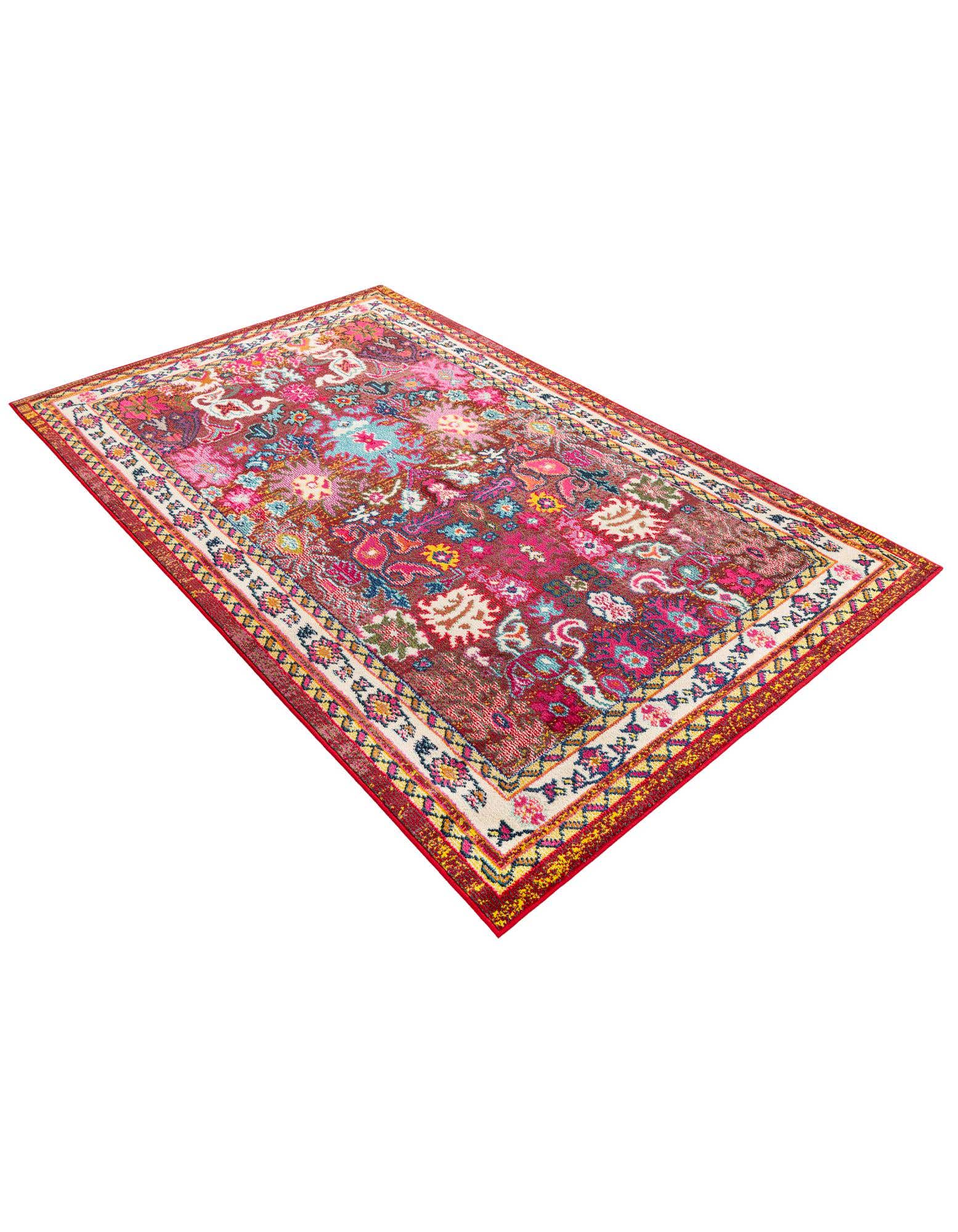 Multicolor 5' x 8' Fleur Rug | Rugs.com