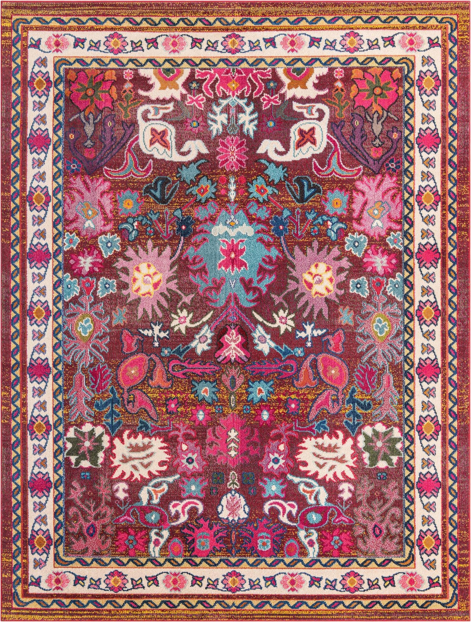 Primary image  9' x 12' 2  Washable Fleur Rug