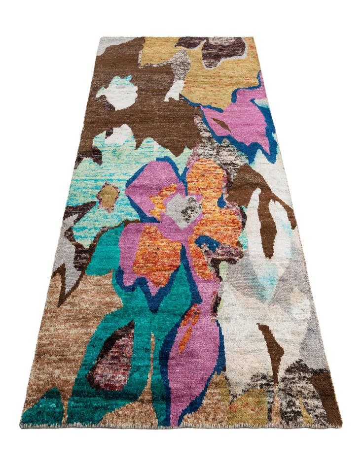 Detail image of  5' 3 x 7' 4  Hand Knotted Gabbeh Rug