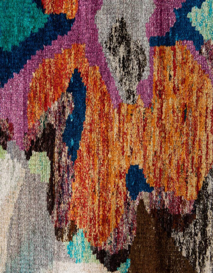 Detail image of  5' 3 x 7' 4  Hand Knotted Gabbeh Rug