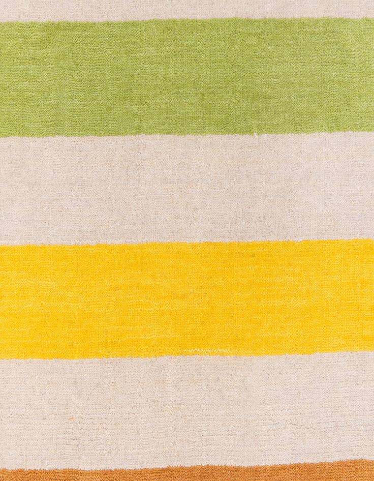 Detail image of  5' 2 x 8'  Hand Knotted Gabbeh Wool Rug