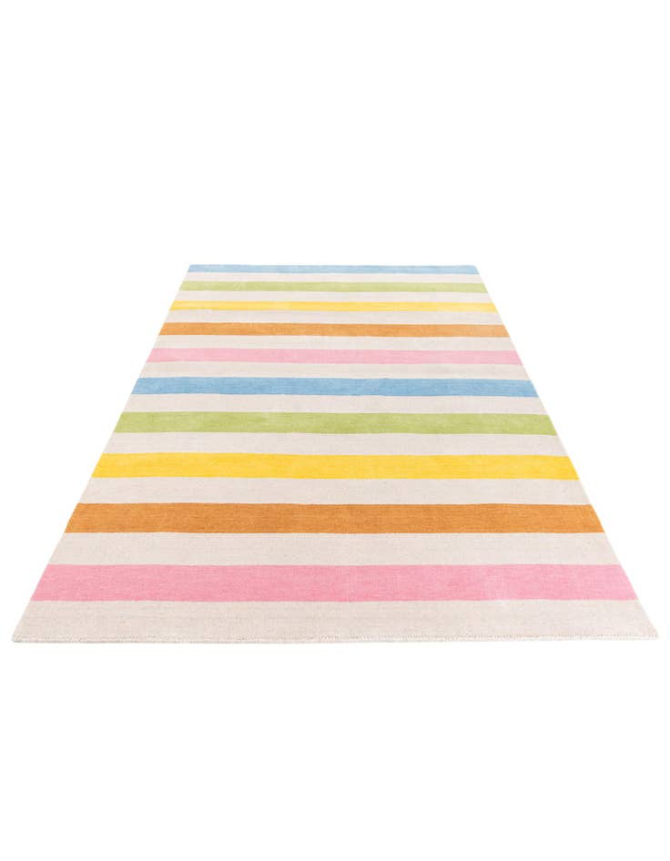 Detail image of  5' 2 x 8'  Hand Knotted Gabbeh Wool Rug