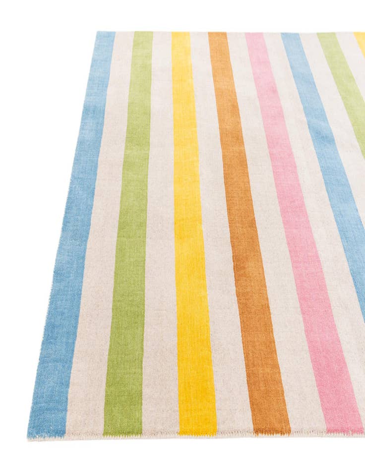 Detail image of  5' 2 x 8'  Hand Knotted Gabbeh Wool Rug