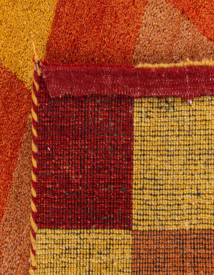 Detail image of  3' 11 x 5' 11  Hand Knotted Gabbeh Wool Rug