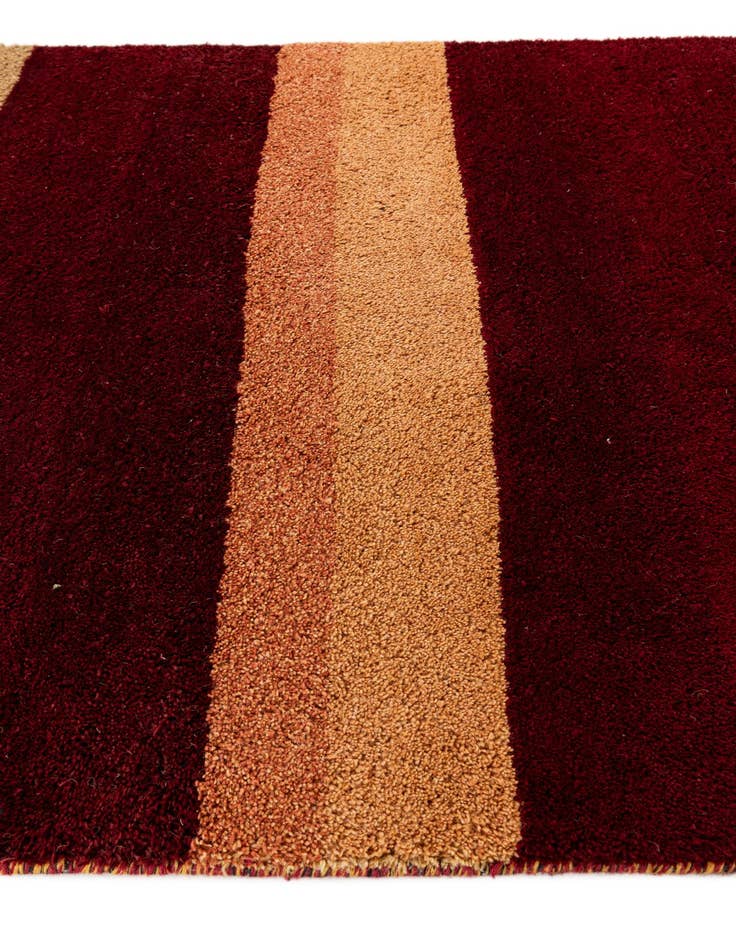 Detail image of  4' 1 x 5' 11  Hand Knotted Gabbeh Wool Rug
