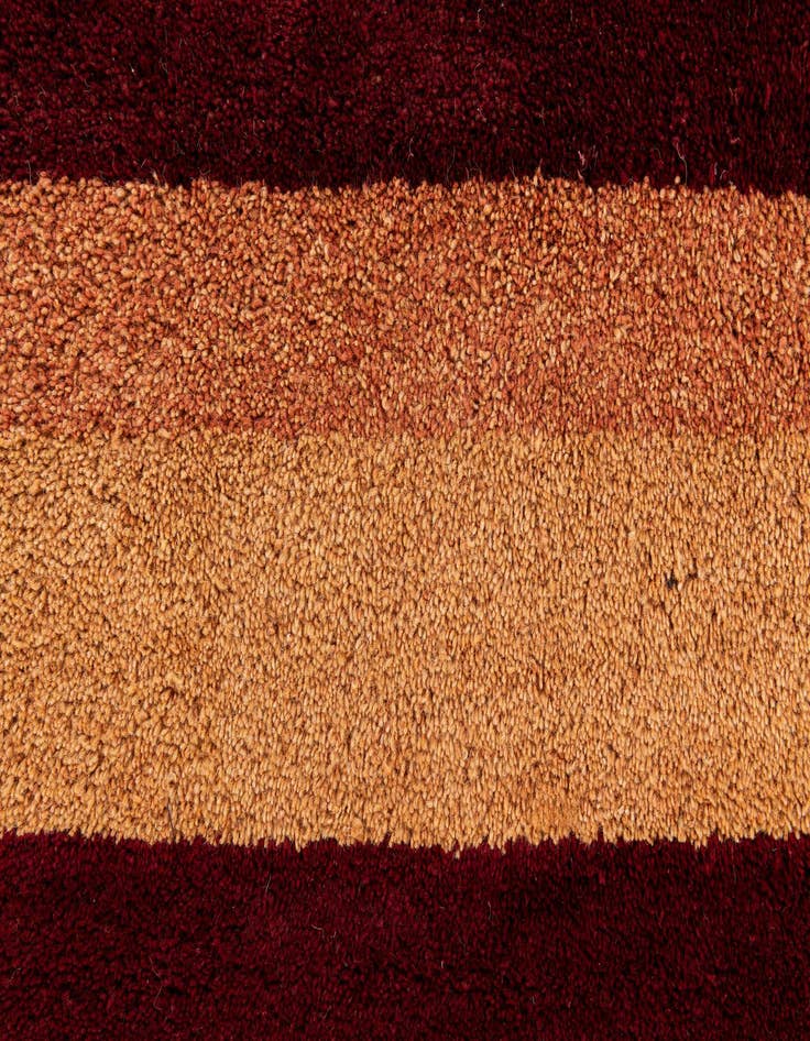 Detail image of  4' 1 x 5' 11  Hand Knotted Gabbeh Wool Rug