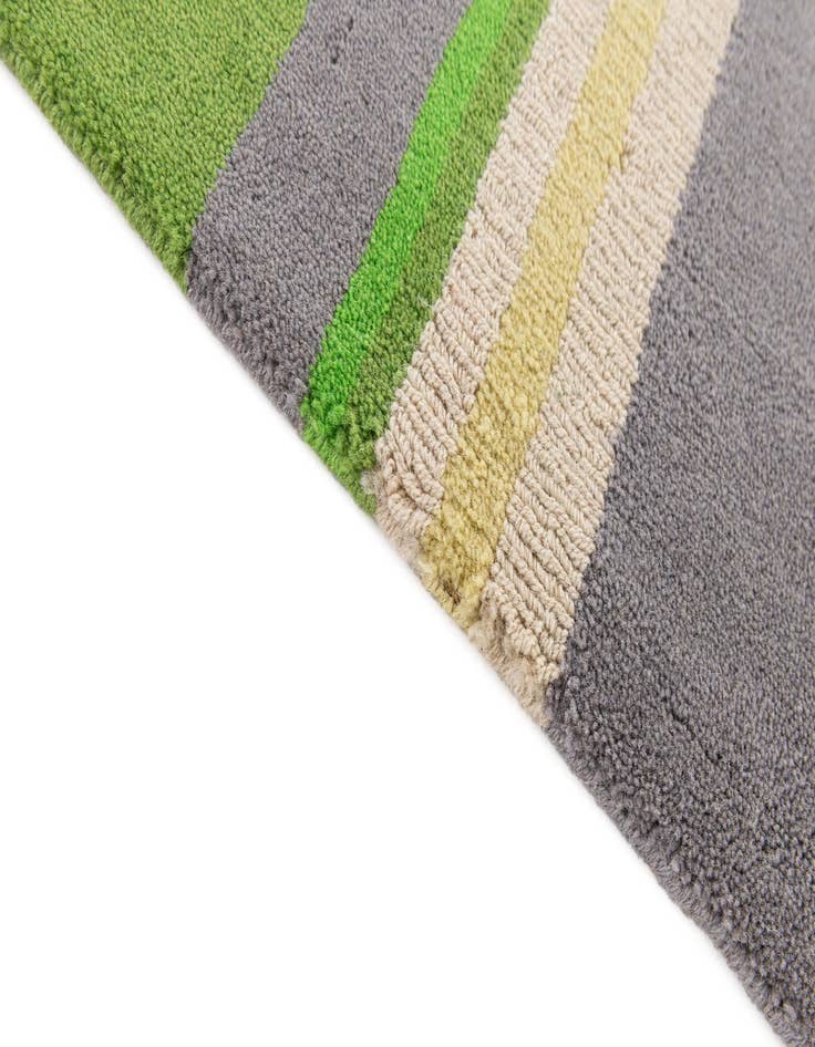 Detail image of  5' 7 x 7' 9  Hand Knotted Gabbeh Wool Rug