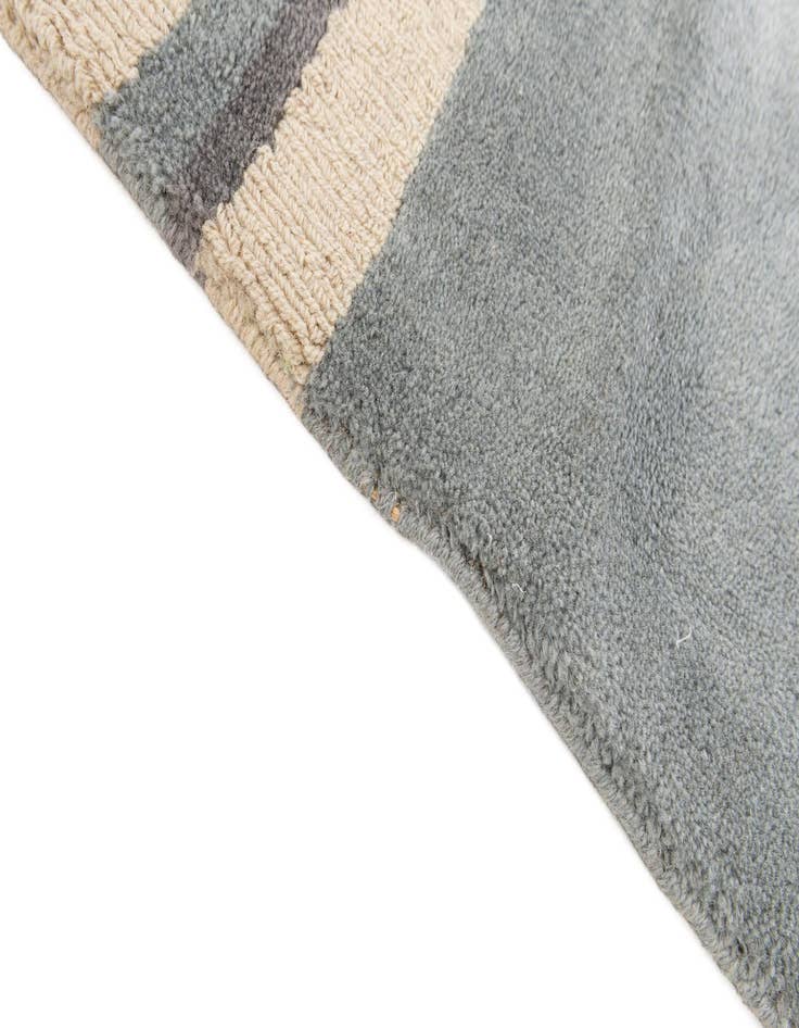 Detail image of  5' 7 x 7' 10  Hand Knotted Gabbeh Wool Rug