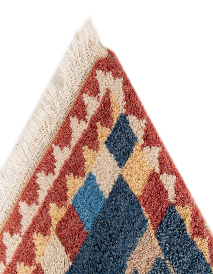 Detail image of  2' 1 x 3' 2  Hand Knotted Gabbeh Wool Rug