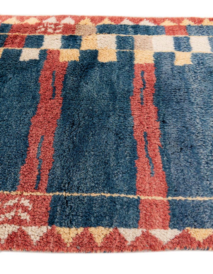 Detail image of  2' 1 x 3' 2  Hand Knotted Gabbeh Wool Rug