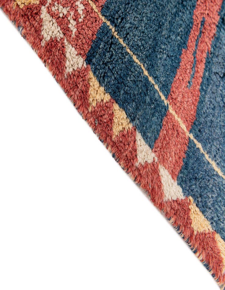 Detail image of  2' 1 x 3' 2  Hand Knotted Gabbeh Wool Rug