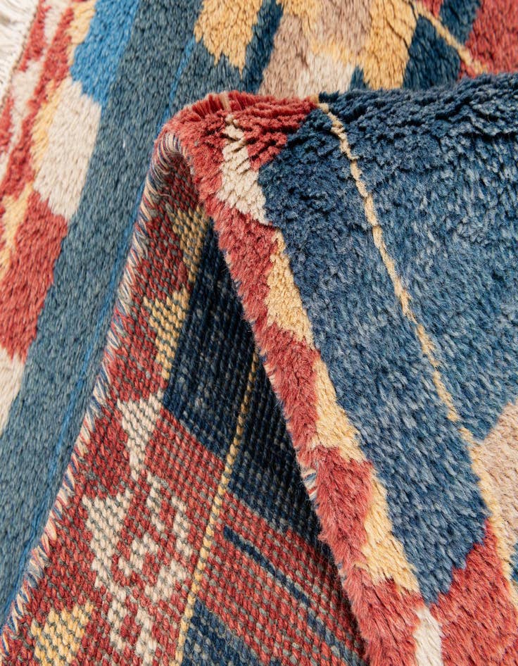 Detail image of  2' 1 x 3' 2  Hand Knotted Gabbeh Wool Rug