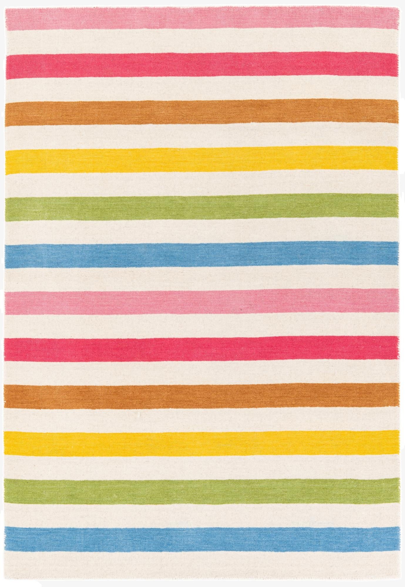  4' 2 x 6' 1  Hand Knotted Gabbeh Wool Rug