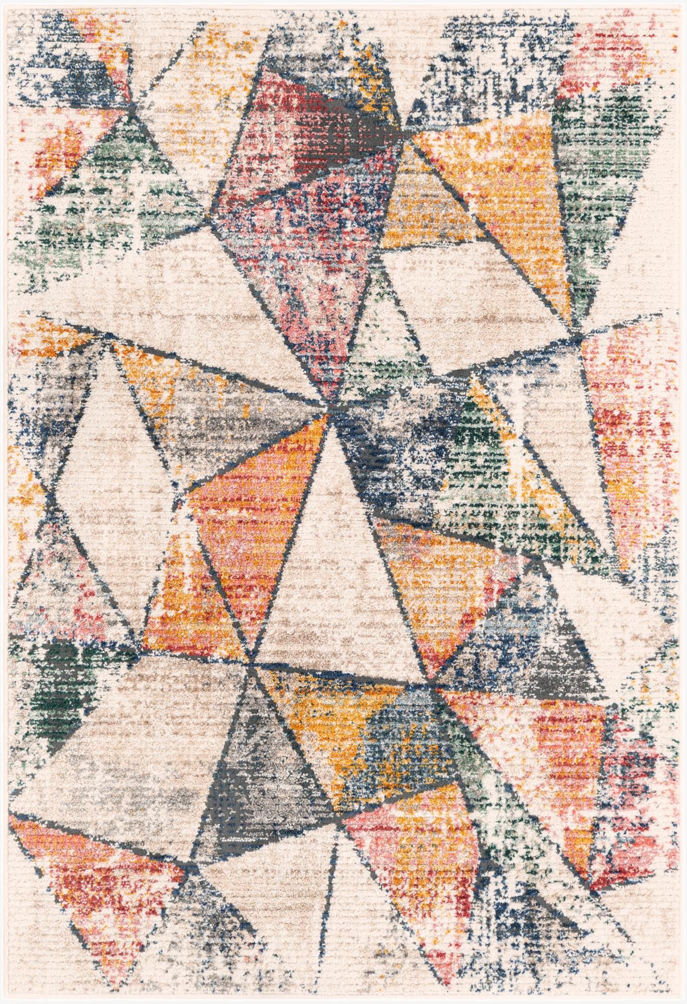  4' x 6' 3 Gemstone Rug