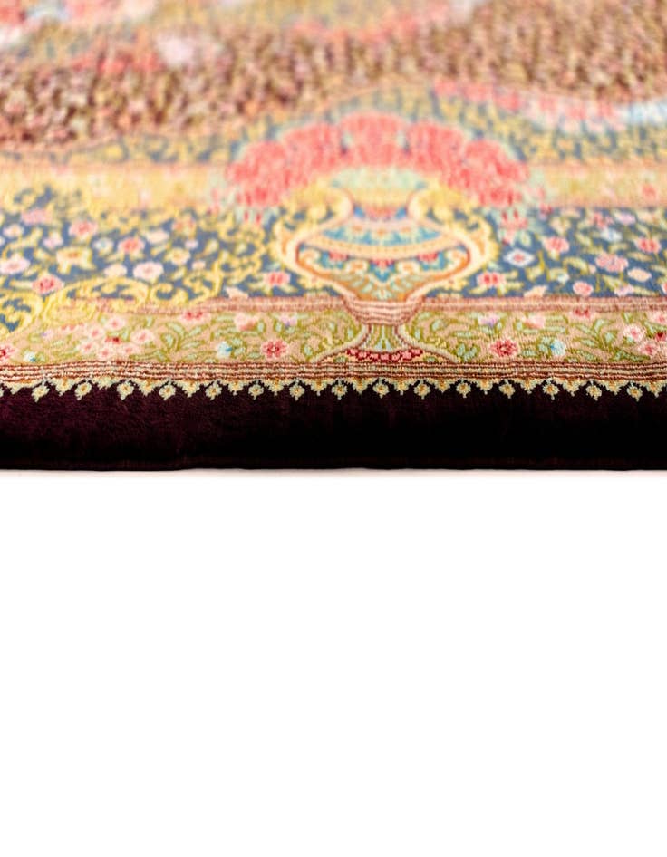 Detail image of  3' 3 x 5' 1 Ghom Silk Rug