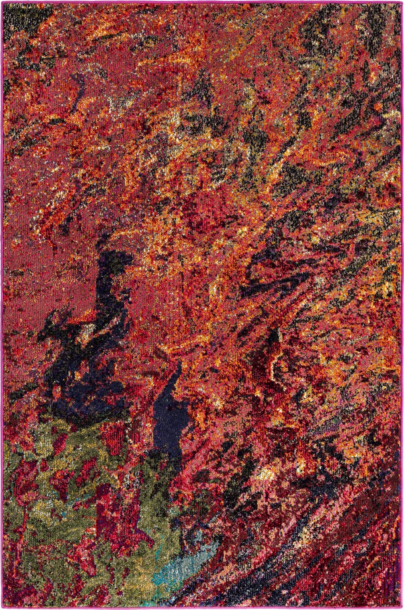  4' x 6'  Washable Haerfest Rug