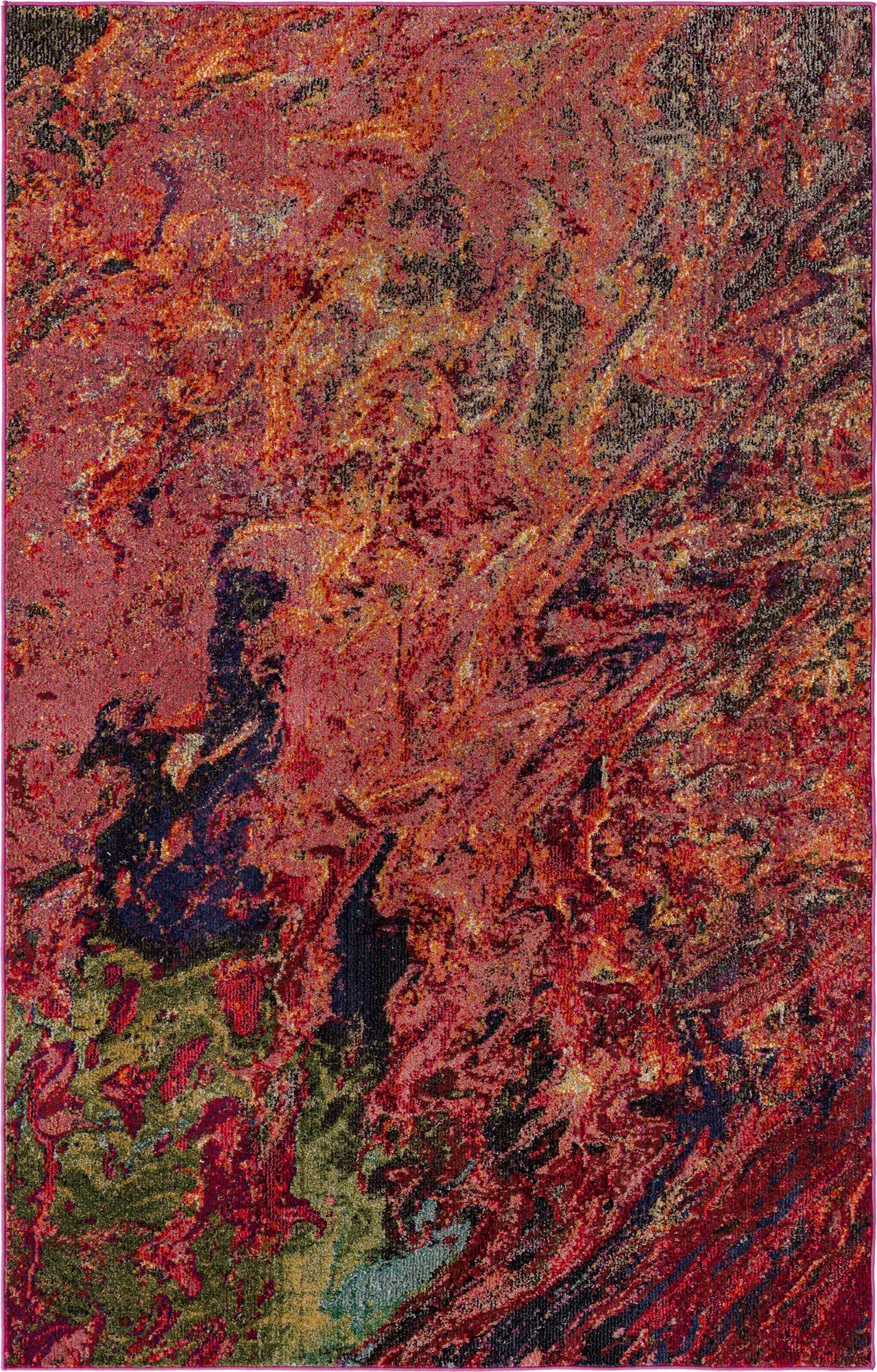  5' 3 x 8'  Washable Haerfest Rug