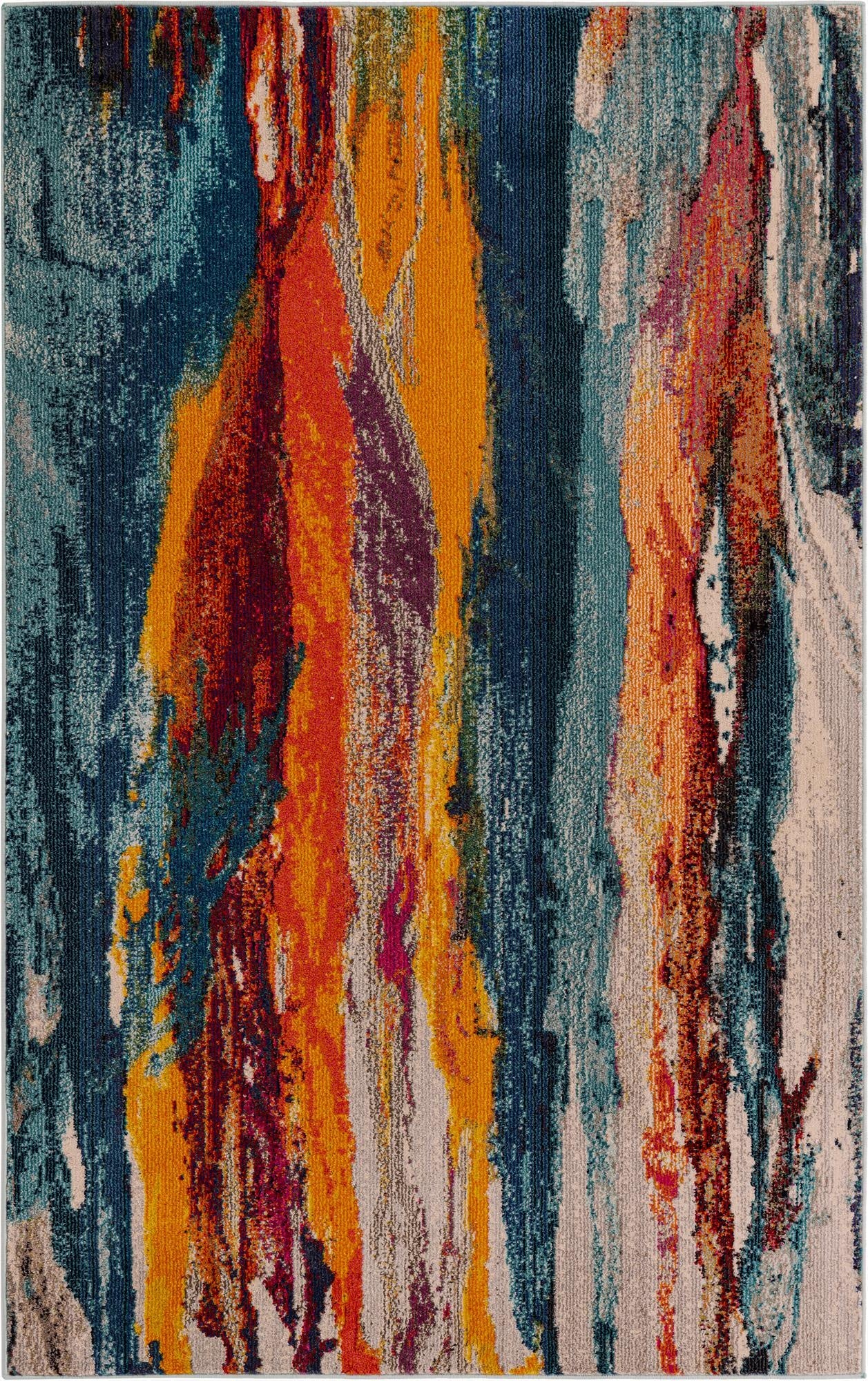  5' 3 x 8'  Washable Haerfest Rug