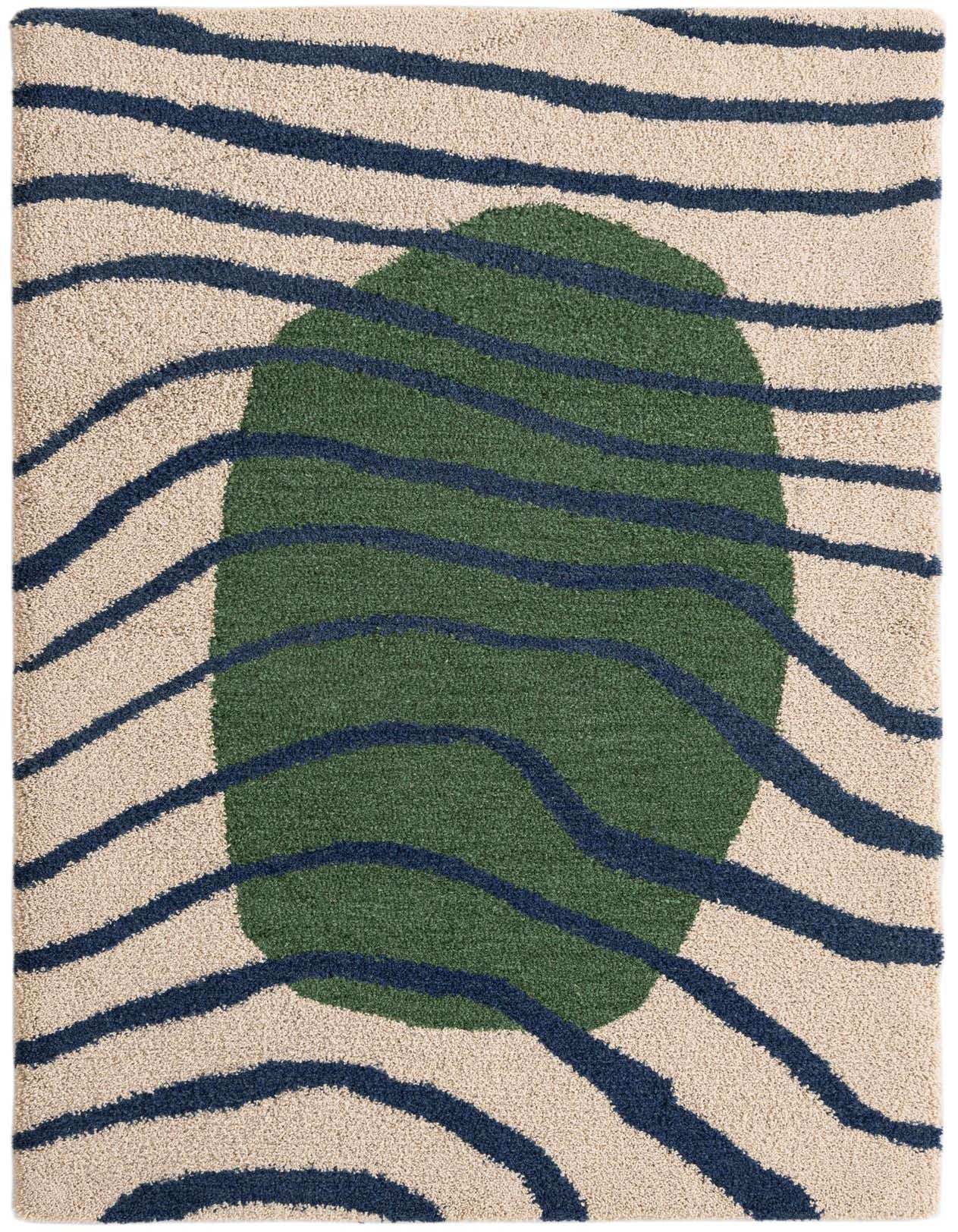 Primary image  4' 1 x 6' 1 Handtufted Wool Rug