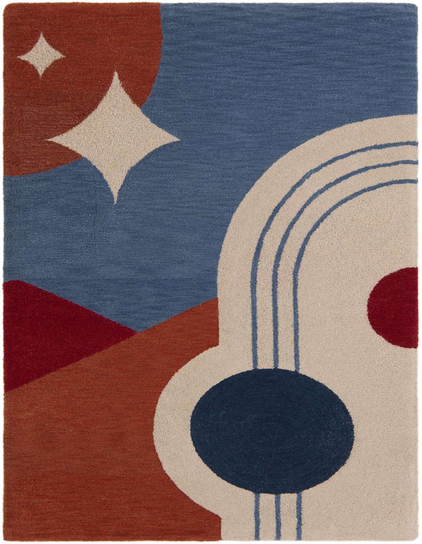 Primary image  7' 10 x 10' Handtufted Wool Rug
