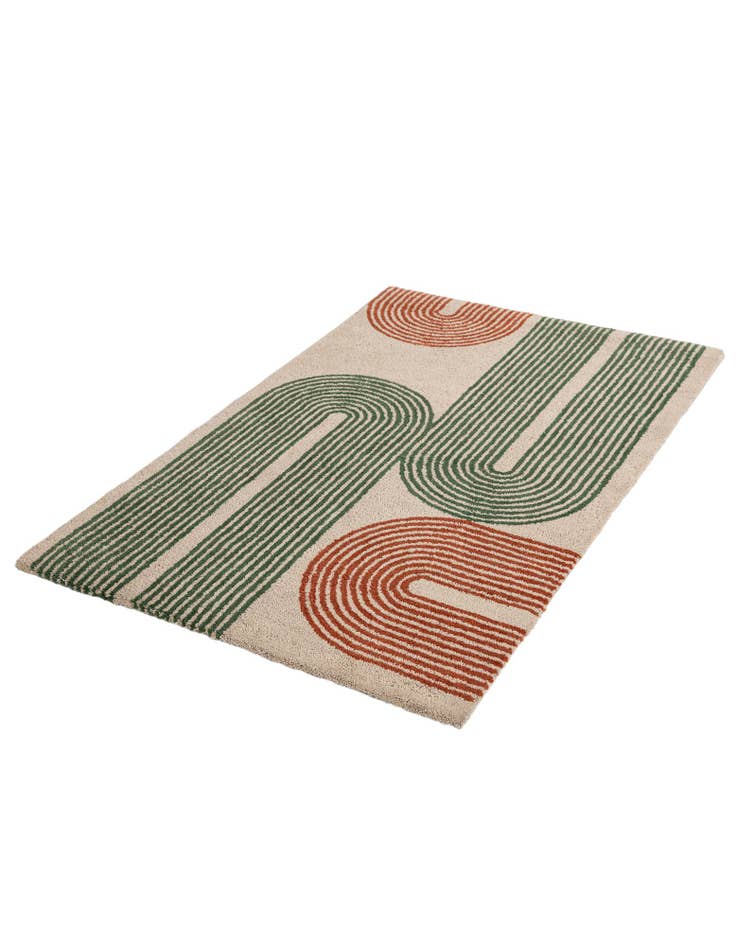 Detail image of  3' 3 x 5' 3 Handtufted Wool Rug