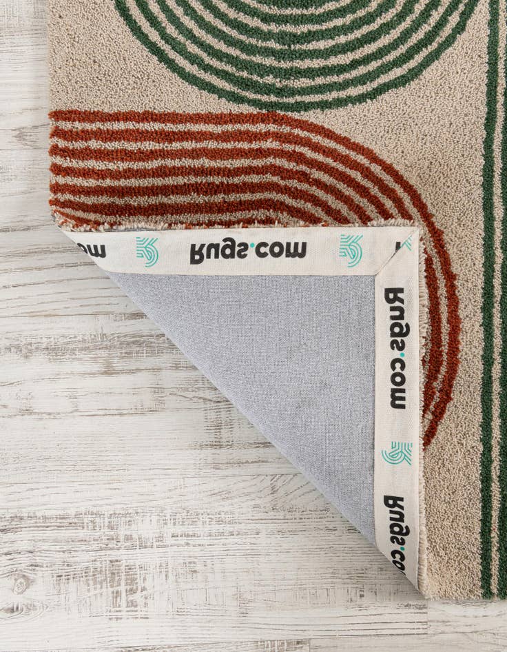 Detail image of  5' 1 x 8' Handtufted Wool Rug