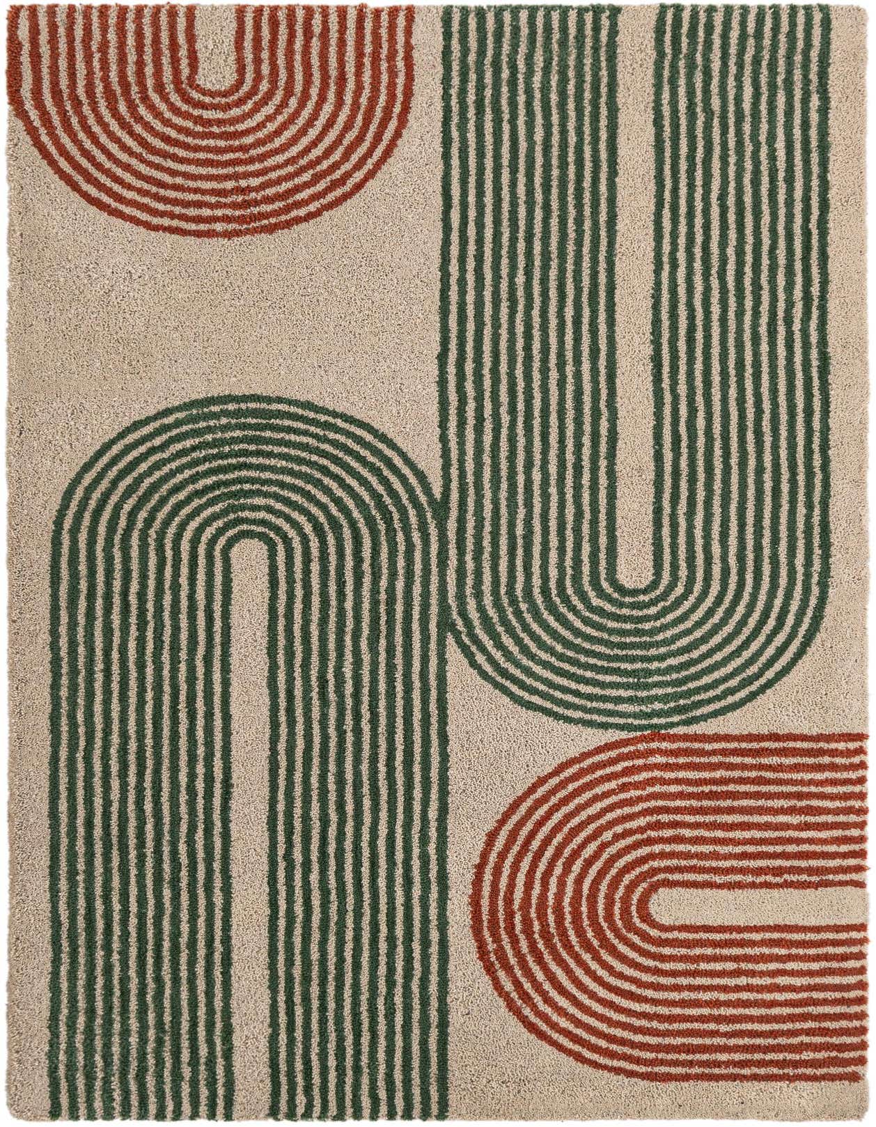 Primary image  5' 1 x 8' Handtufted Wool Rug