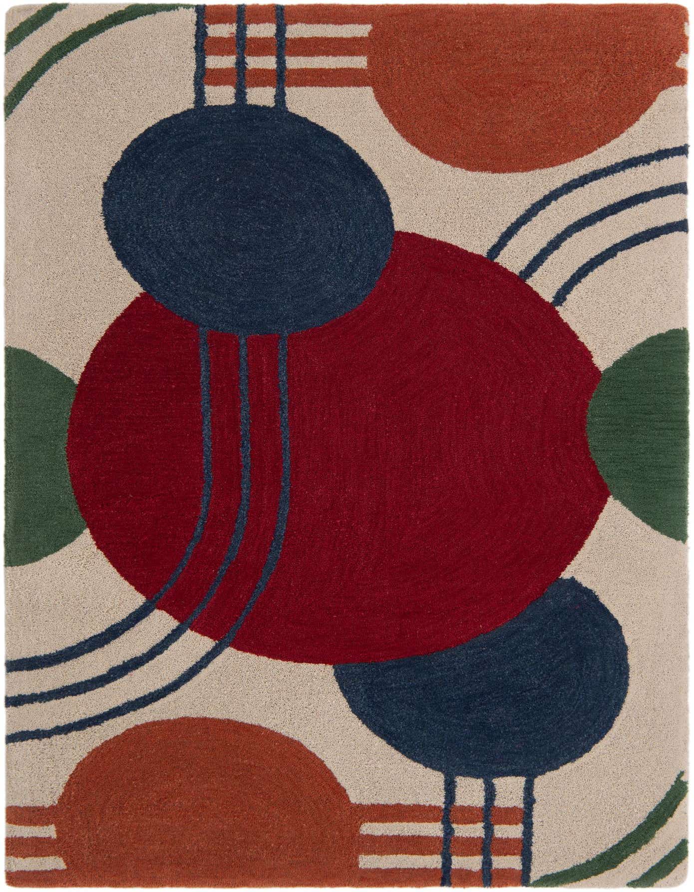 Primary image  6' 1 x 9' Handtufted Wool Rug