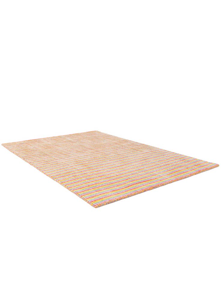 Detail image of  4' 1 x 6' 1  Hand Woven Happy Rugs Happy Home Wool