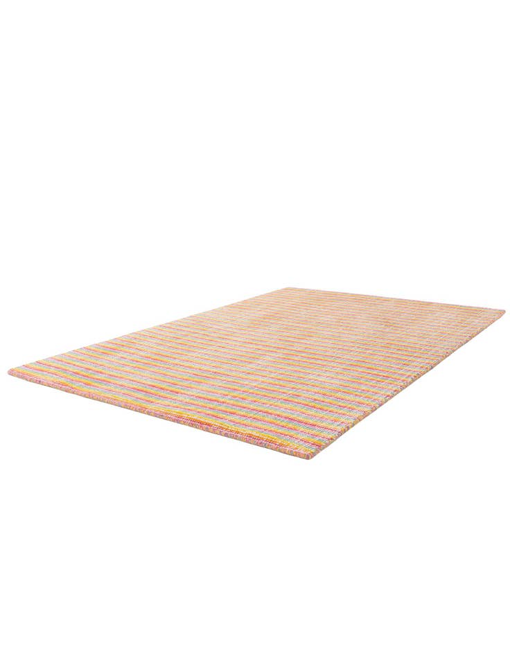 Detail image of  4' 1 x 6' 1  Hand Woven Happy Rugs Happy Home Wool