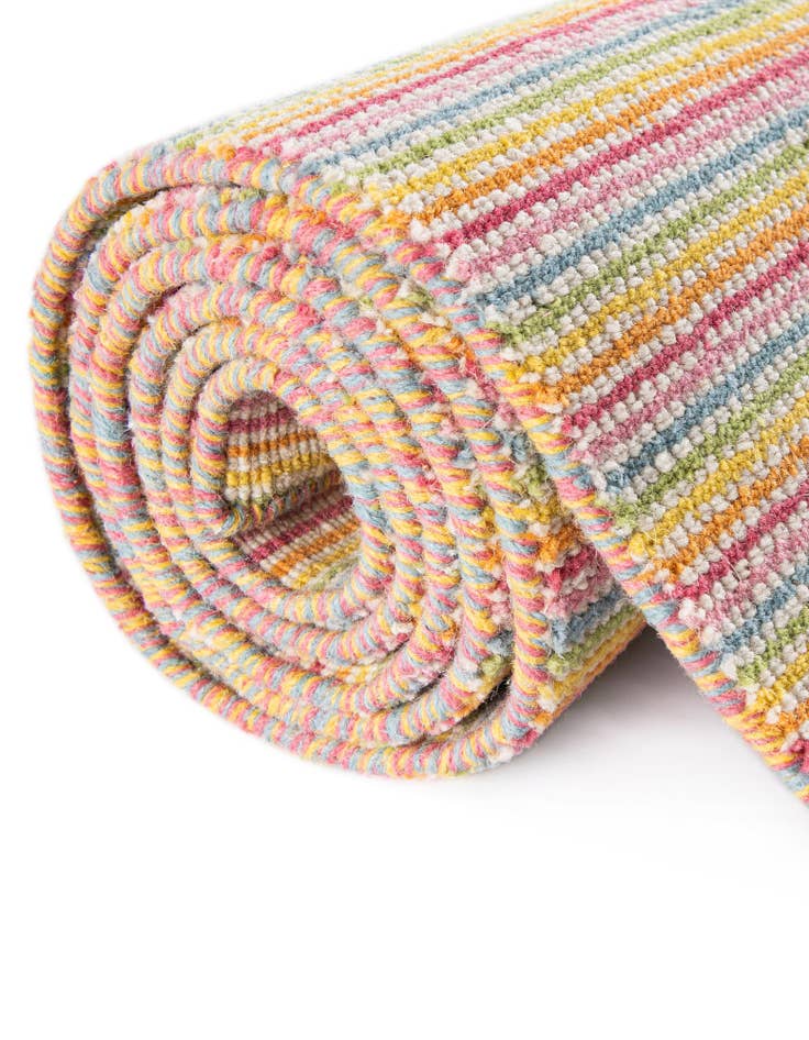 Detail image of  2' x 3' 1  Hand Woven Happy Rugs Happy Home Wool