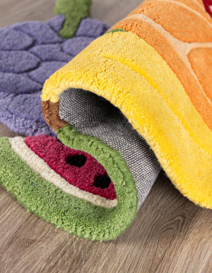 Detail image of  2' 1 x 3' 1 Happy Rugs Fruit Salad Wool