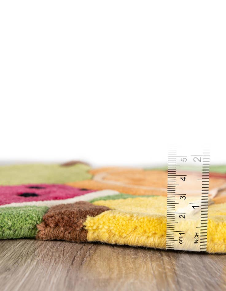Detail image of  2' 1 x 3' 1 Happy Rugs Fruit Salad Wool