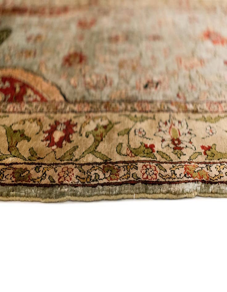 Detail image of  2' x 3' 2 Hereke Silk Rug