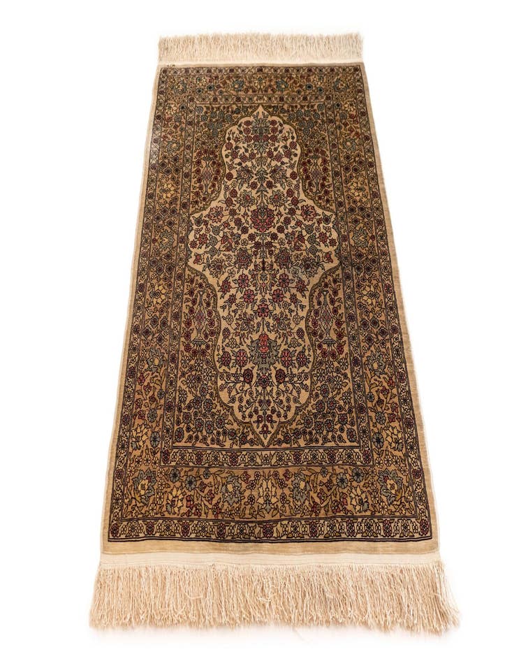 Detail image of  2' 5 x 3' 8 Hereke Silk Rug