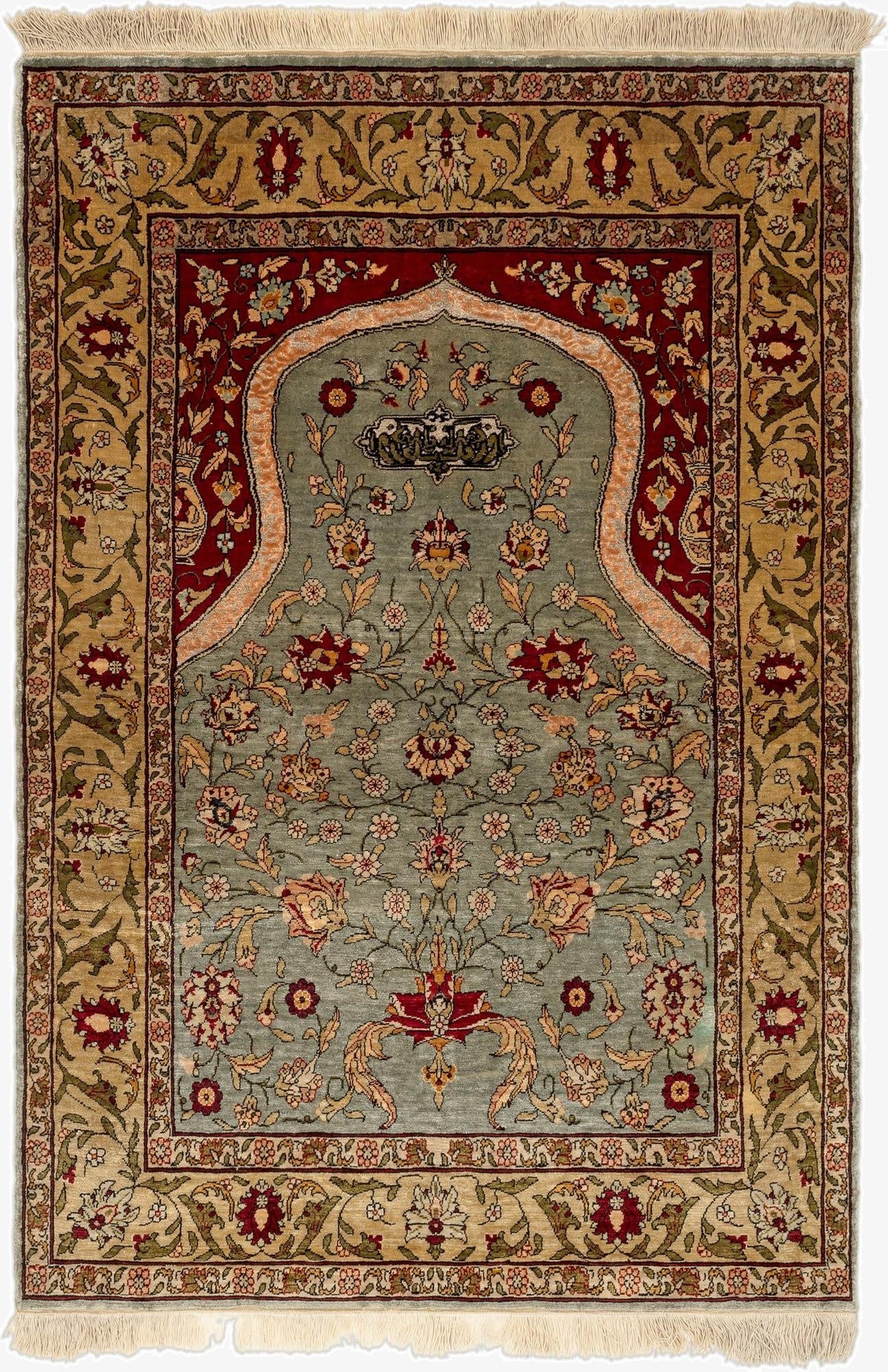  2' x 3' 2 Hereke Silk Rug