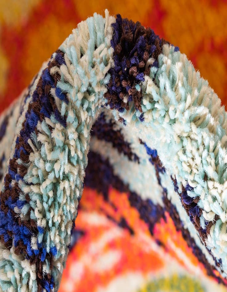 Detail image of  8' x 11'  Washable Hyacinth Rug